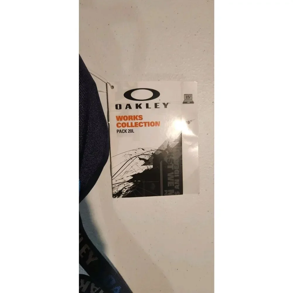 New Oakley Backpack Learjet Aviation Pilot Travel Bag Jet Logo Rare NWT